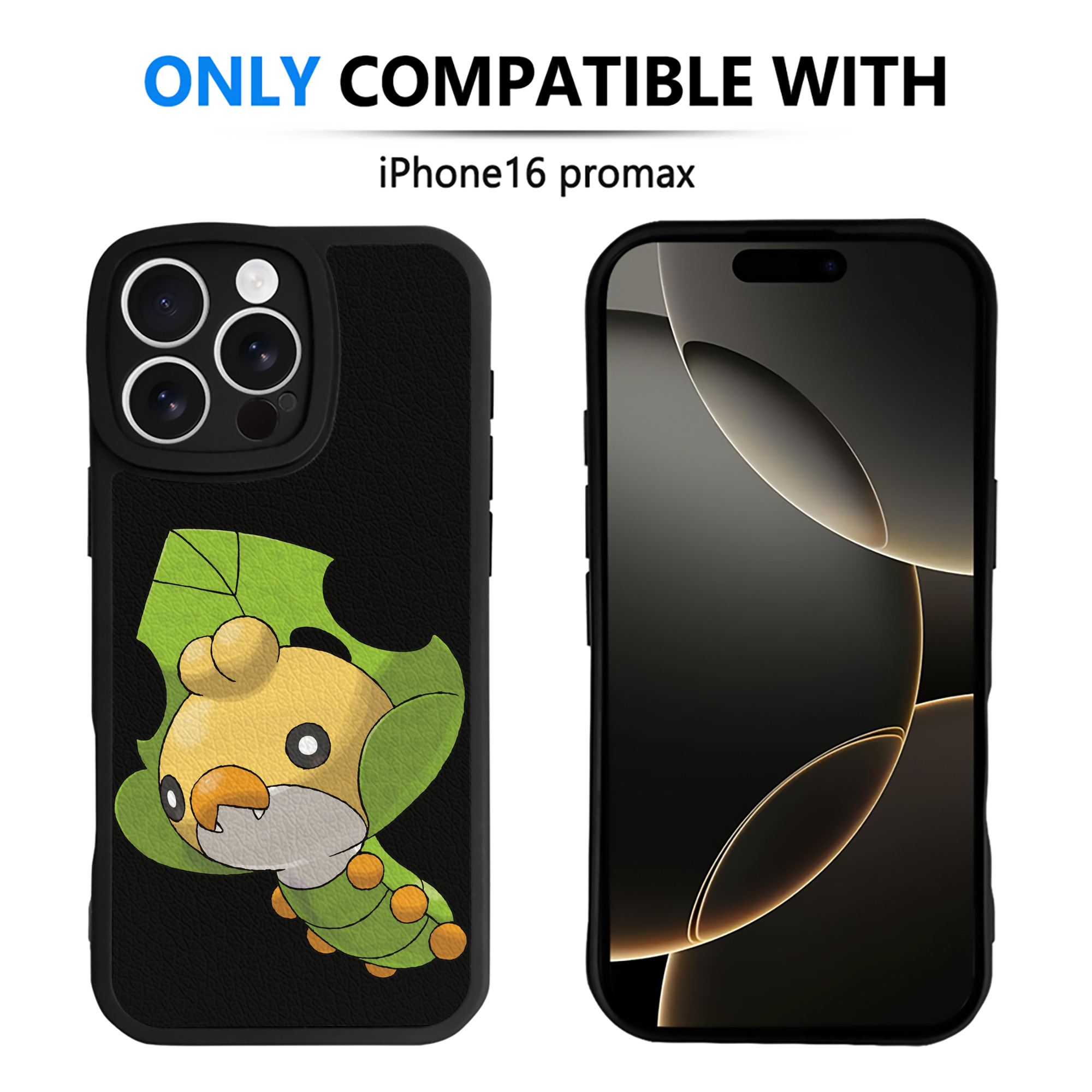 （画像用） ポケットモンスター Pokémon 【iPhone 16シリーズ対応】シリコンスマホケース（レザー調） 材質：シリコン